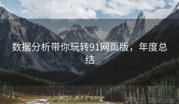 数据分析带你玩转91网页版，年度总结
