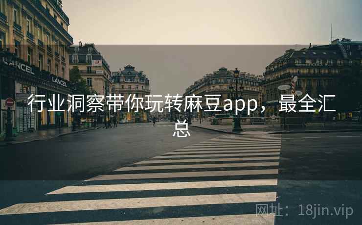 行业洞察带你玩转麻豆app，最全汇总