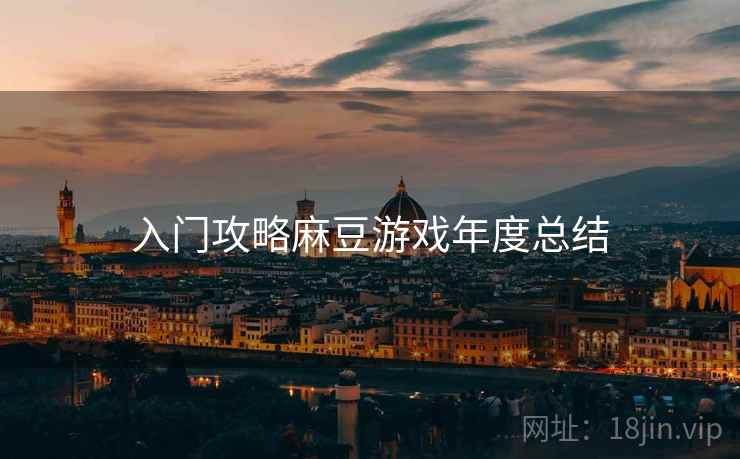 入门攻略麻豆游戏年度总结