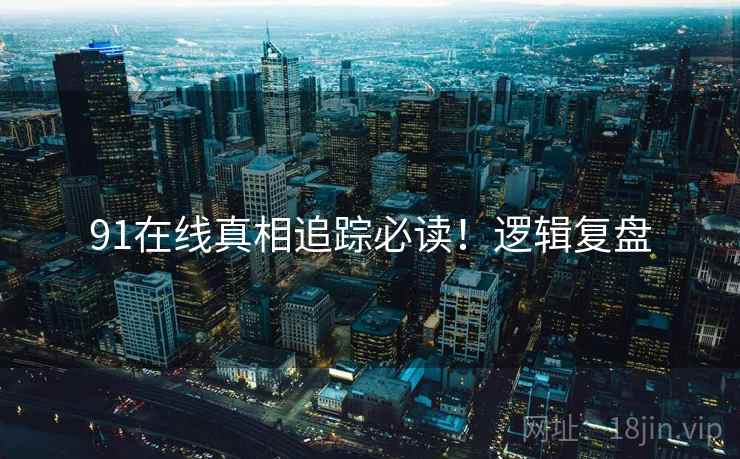 91在线真相追踪必读！逻辑复盘