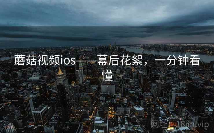 蘑菇视频ios——幕后花絮，一分钟看懂