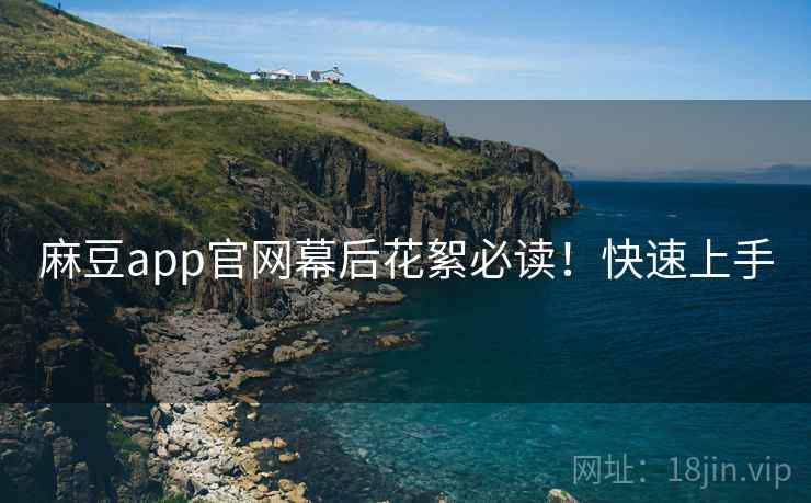 麻豆app官网幕后花絮必读！快速上手