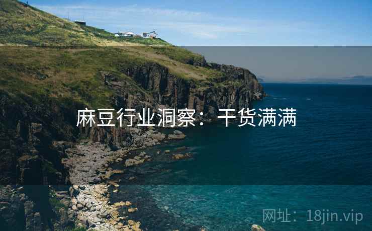 麻豆行业洞察：干货满满